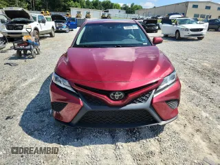 2018 Toyota Camry LE with VIN 4T1B11HK5JU588145, listed as a Copart auction lot 59882425 with 196,792 mi miles and Salvage title. Bid and sale history available at DreamBid. Image 5.