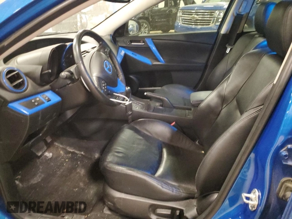 2012 Mazda 3 i Grand Touring with VIN JM1BL1W72C1530009, listed as a Copart auction lot 47448025 with 105,445 mi miles and Salvage Title. Bid and sale history available at carsss.com. Image 7.