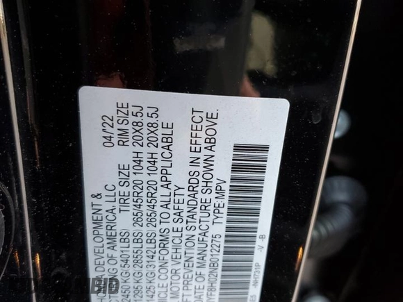 2022 Honda Passport Elite z VIN 5FNYF8H02NB012275, wystawiony jako Copart lot #46229325 z przebiegiem 15 327 mil mil oraz Szkoda całkowita • Salvage title. Historia ofert i sprzedaży dostępna na DreamBid. Obrazek 13.