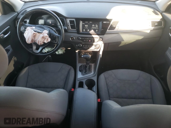 2018 Kia Niro LX with VIN KNDCB3LC6J5203171, listed as a Copart auction lot 49993795 with 57,575 mi miles and Salvage Title. Bid and sale history available at carsss.com. Image 8.