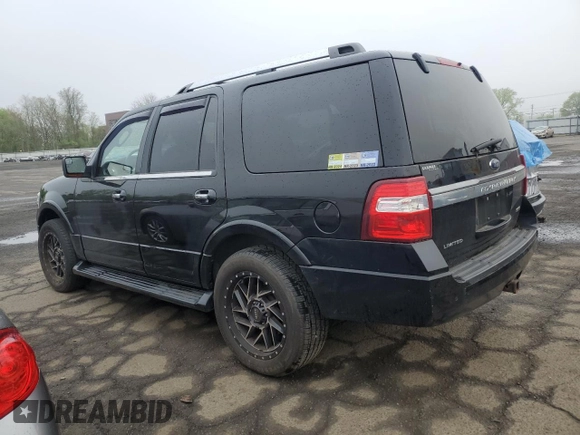 2017 Ford Expedition Limited with VIN 1FMJU1KT6HEA48361, listed as a Copart auction lot 55511405 with 141,700 mi miles and Clean title. Bid and sale history available at DreamBid. Image 2.