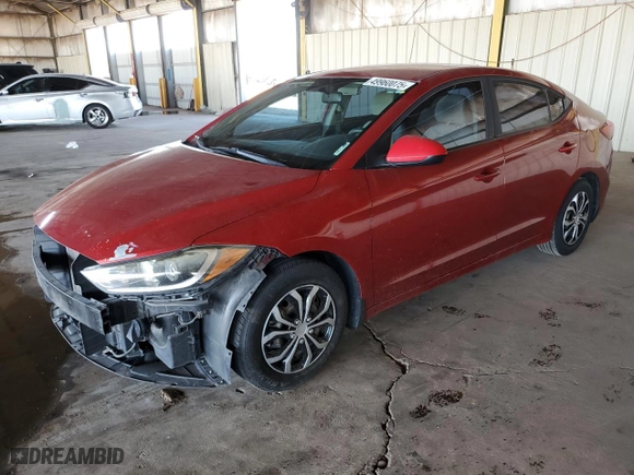 2017 Hyundai Elantra SE with VIN KMHD74LF6HU282102, listed as a Copart auction lot 49960075 with 94,024 mi miles and Salvage Title. Bid and sale history available at carsss.com. Image 1.