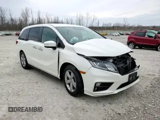 2019 Honda Odyssey EX with VIN 5FNRL6H53KB010902, listed as a Copart auction lot 53254595 with 86,940 mi miles and Salvage Title. Bid and sale history available at carsss.com. Image 15.