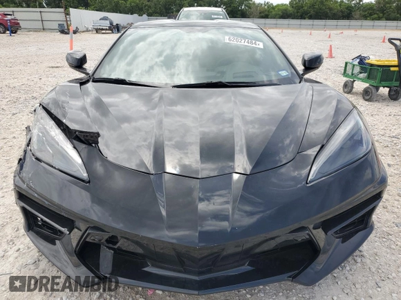 2021 Chevrolet Corvette 3LT with VIN 1G1YC2D49M5119833, listed as a Copart auction lot 62027484 with 17,739 mi miles and Salvage Title. Bid and sale history available at carsss.com. Image 5.