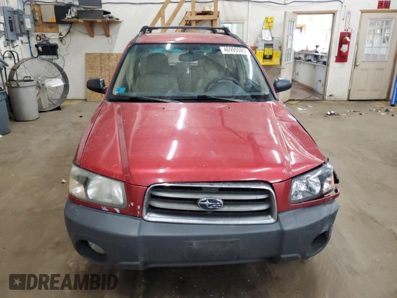 2003 Subaru Forester X with VIN JF1SG63633H753783, listed as a Copart auction lot 46995595 with 171,754 mi miles and Non Repairable. Bid and sale history available at carsss.com. Image 5.