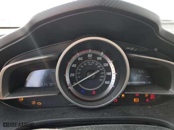 2016 Mazda Mazda3 i Touring with VIN 3MZBM1V77GM240241, listed as a Copart auction lot 49632085 with 83,578 mi miles and Salvage Title. Bid and sale history available at carsss.com. Image 9.