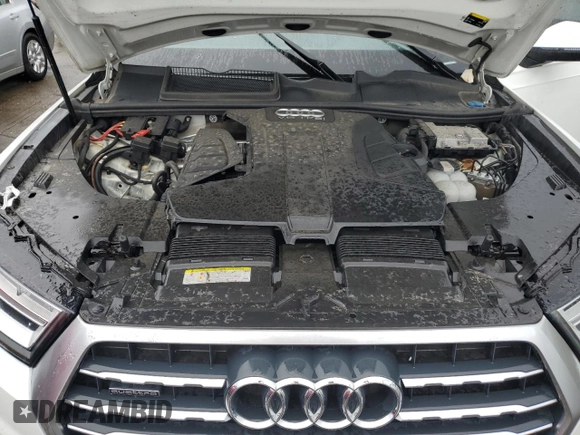 2018 Audi Q7 Premium with VIN WA1AAAF74JD050738, listed as a Copart auction lot 56587355 with 99,051 mi miles and Clean title. Bid and sale history available at DreamBid. Image 12.