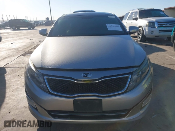 2015 Kia Optima SX Turbo with VIN 5XXGR4A65FG407334, listed as a IAAI auction lot 40743106 with 164,260 mi miles. Bid and sale history available at carsss.com. Image 12.