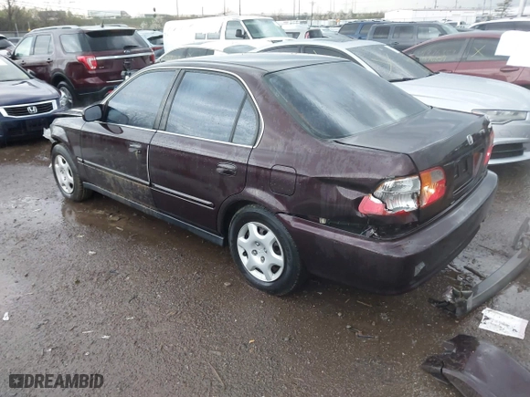 2000 Honda Civic EX with VIN 1HGEJ8644YL037589, listed as a IAAI auction lot 41891907 with 127,086 mi miles. Bid and sale history available at carsss.com. Image 3.