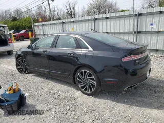 2020 Lincoln MKZ Hybrid Reserve with VIN 3LN6L5LU8LR611648, listed as a Copart auction lot 53107155 with 22,485 mi miles and Salvage title. Bid and sale history available at DreamBid. Image 2.