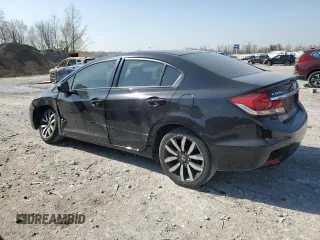 2015 Honda Civic EX-L with VIN 19XFB2F93FE094400, listed as a Copart auction lot 52739475 with 92,108 mi miles and Salvage Title. Bid and sale history available at carsss.com. Image 2.
