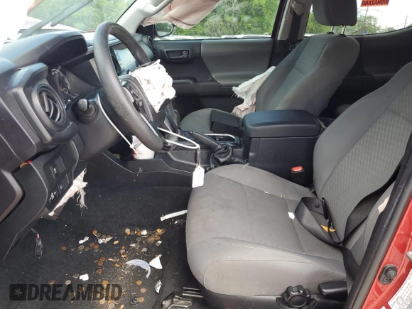 2022 Toyota Tacoma SR z VIN 3TYAX5GN2NT044041, wystawiony jako Copart lot #51705095 z przebiegiem 47 653 mil mil oraz Szkoda całkowita • Salvage title. Historia ofert i sprzedaży dostępna na DreamBid. Obrazek 7.