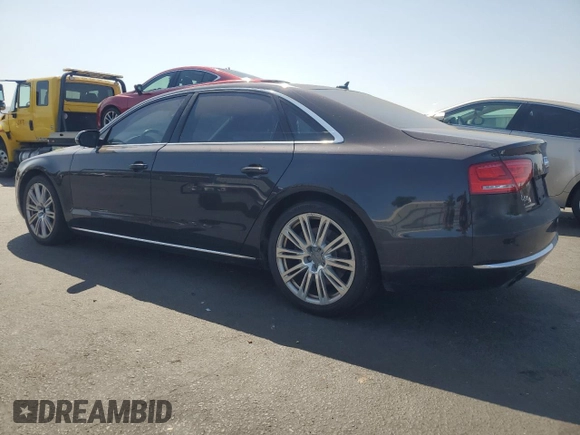 2011 Audi A8 z VIN WAURVAFD0BN005579, wystawiony jako Copart lot #59584025 z przebiegiem 95 704 mil mil oraz Szkoda całkowita • Salvage title. Historia ofert i sprzedaży dostępna na DreamBid. Obrazek 2.