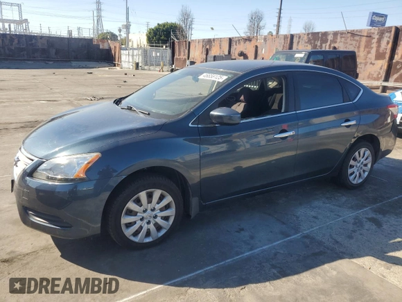 2015 Nissan Sentra S with VIN 3N1AB7AP7FY253479, listed as a Copart auction lot 46658125 with Not Provided miles and Salvage Title. Bid and sale history available at carsss.com. Image 1.
