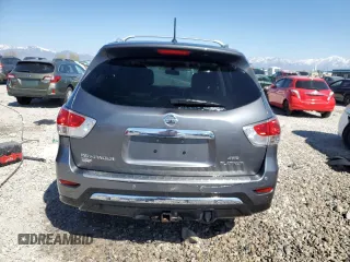 2015 Nissan Pathfinder SV with VIN 5N1AR2MM8FC608421, listed as a Copart auction lot 52935185 with 124,602 mi miles and Salvage Title. Bid and sale history available at carsss.com. Image 6.