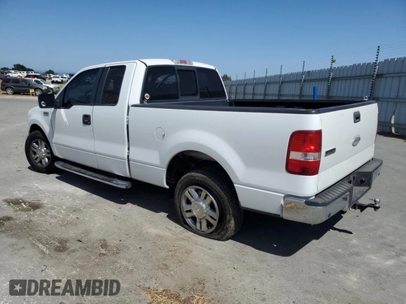 2008 Ford F-150 XL with VIN 1FTPX12548FC17360, listed as a Copart auction lot 61104765 with Not provided miles and Salvage title. Bid and sale history available at DreamBid. Image 2.