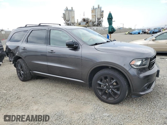 2017 Dodge Durango GT with VIN 1C4RDJDG3HC611708, listed as a Copart auction lot 52924655 with 104,302 mi miles and Salvage Title. Bid and sale history available at carsss.com. Image 4.