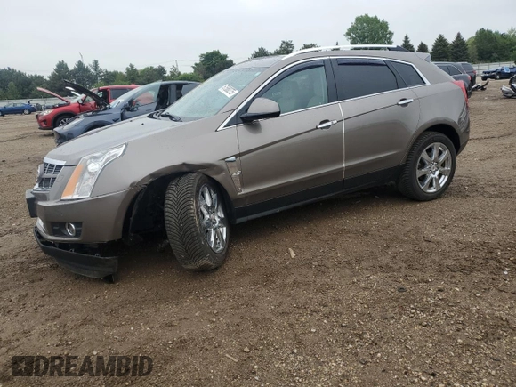2012 Cadillac SRX Performance Collection z VIN 3GYFNBE35CS536105, wystawiony jako Copart lot #57588275 z przebiegiem 96 359 mil mil oraz Szkoda całkowita • Salvage title. Historia ofert i sprzedaży dostępna na DreamBid. Obrazek 1.