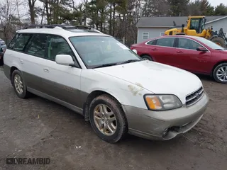 2000 Subaru Legacy Wagon Outback Ltd with VIN 4S3BH686XY7627644, listed as a IAAI auction lot 41727147 with 182,343 mi miles. Bid and sale history available at carsss.com. Image 1.