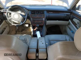 1998 Audi A8 with VIN WAUBG34D3WN007522, listed as a Copart auction lot 45497545 with 174,719 mi miles and Clean title. Bid and sale history available at DreamBid. Image 8.