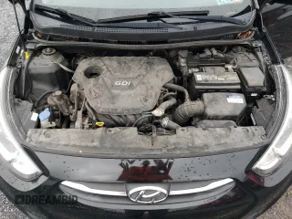 2015 Hyundai Accent GLS with VIN KMHCT4AE8FU927153, listed as a Copart auction lot 61056473 with 117,105 mi miles. Bid and sale history available at carsss.com. Image 11.