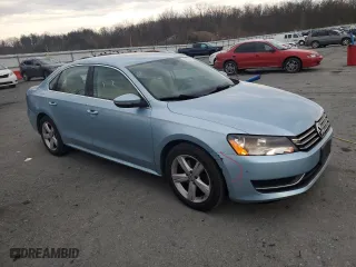 2012 Volkswagen Passat SE with VIN 1VWBP7A31CC059743, listed as a Copart auction lot 47315785 with 106,597 mi miles and Salvage Title. Bid and sale history available at carsss.com. Image 4.