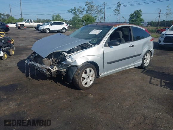 2001 Ford Focus ZX3 with VIN 3FAFP313X1R117916, listed as a IAAI auction lot 42123596 with 88,599 mi miles and . Bid and sale history available at DreamBid. Image 2.