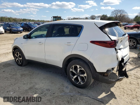 2022 Kia Sportage LX with VIN KNDPMCAC1N7022956, listed as a Copart auction lot 50293135 with 42,522 mi miles and Salvage Title. Bid and sale history available at carsss.com. Image 2.