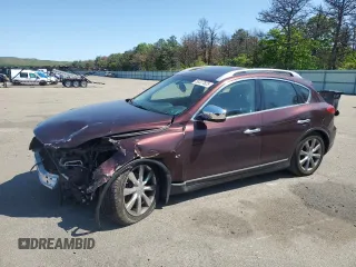 2015 Infiniti QX50 Journey z VIN JN1BJ0HR2FM773498, wystawiony jako Copart lot #58327825 z przebiegiem Nie podano mil oraz Szkoda całkowita • Salvage title. Historia ofert i sprzedaży dostępna na DreamBid. Obrazek 1.