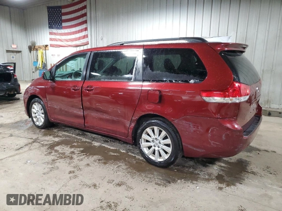 2013 Toyota Sienna LE with VIN 5TDJK3DC9DS056350, listed as a Copart auction lot 47869765 with 65,188 mi miles and Clean Title. Bid and sale history available at carsss.com. Image 2.