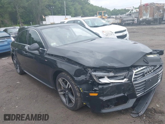 2017 Audi A4 Premium Plus z VIN WAUENAF42HN040468, wystawiony jako IAAI lot #42535328 z przebiegiem 104 189 mil mil oraz . Historia ofert i sprzedaży dostępna na DreamBid. Obrazek 1.