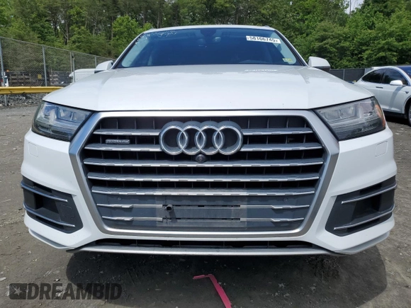 2019 Audi Q7 Premium Plus with VIN WA1LHAF74KD039292, listed as a Copart auction lot 58166745 with 114,958 mi miles and Salvage title. Bid and sale history available at DreamBid. Image 5.