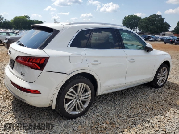 2018 Audi Q5 Prestige with VIN WA1CNAFY5J2178701, listed as a Copart auction lot 61411925 with 36,986 mi miles and Salvage title. Bid and sale history available at DreamBid. Image 3.