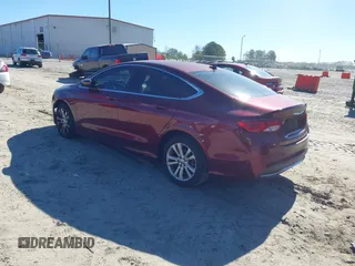 2015 Chrysler 200 Limited with VIN 1C3CCCAB3FN684029, listed as a IAAI auction lot 41824665 with 133,573 mi miles and . Bid and sale history available at carsss.com. Image 3.