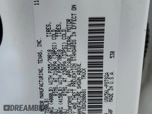 2013 Toyota Tundra с VIN 5TFDW5F18DX280681, выставлен на аукционе Copart как лот 61423235 с пробегом 273 322 миль миль и Чистый • Clean title. История ставок и продаж доступна на DreamBid. Изображение 12.