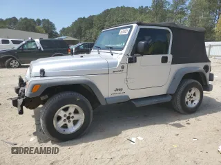 2004 Jeep Wrangler Sport with VIN 1J4FA49S44P788467, listed as a Copart auction lot 55395625 with 187,289 mi miles and Salvage title. Bid and sale history available at DreamBid. Image 1.