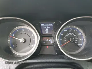 2013 Hyundai Elantra GT with VIN KMHD35LEXDU120945, listed as a Copart auction lot 76704754 with 107,043 mi miles and Salvage Title. Bid and sale history available at carsss.com. Image 9.