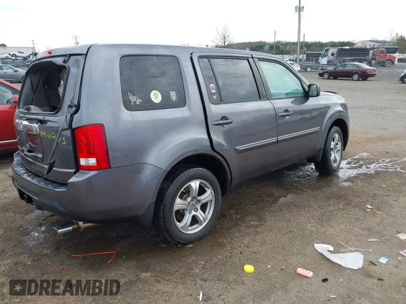 2015 Honda Pilot EX-L z VIN 5FNYF3H54FB023360, wystawiony jako IAAI lot #41910285 z przebiegiem 173 668 mil mil oraz . Historia ofert i sprzedaży dostępna na DreamBid. Obrazek 4.