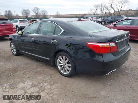 2010 Lexus LS 460 with VIN JTHCL5EF5A5005275, listed as a IAAI auction lot 41683548 with 143,779 mi miles and . Bid and sale history available at DreamBid. Image 3.