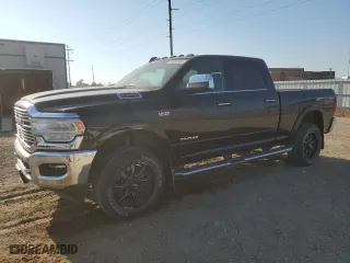 2021 Ram 2500 Laramie with VIN 3C6UR5FJ2MG660165, listed as a Copart auction lot 74585764 with 0 mi miles and Salvage Title. Bid and sale history available at carsss.com. Image 1.