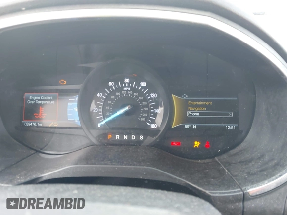 2019 Ford Edge Titanium with VIN 2FMPK4K95KBC76005, listed as a IAAI auction lot 41827772 with 39,476 mi miles. Bid and sale history available at carsss.com. Image 7.