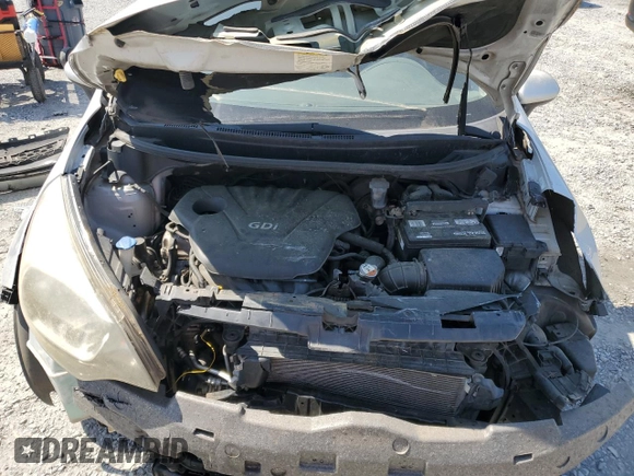 2013 Kia Rio LX with VIN KNADM4A36D6204176, listed as a Copart auction lot 52745815 with 138,655 mi miles and Salvage Title. Bid and sale history available at carsss.com. Image 12.