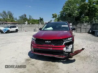 2023 Kia Sorento S with VIN 5XYRL4LC6PG208285, listed as a Copart auction lot 49927455 with 25,216 mi miles and Salvage Title. Bid and sale history available at DreamBid. Image 12.