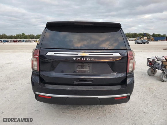 2021 Chevrolet Tahoe LS with VIN 1GNSCMKD5MR229435, listed as a Copart auction lot 81240864 with 103,660 mi miles and Non Repairable. Bid and sale history available at carsss.com. Image 6.