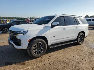 2021 Chevrolet Tahoe Z71 z VIN 1GNSKPKD3MR226425, wystawiony jako Copart lot #50122655 z przebiegiem 95 452 mil mil oraz Czysty tytuł • Clean title. Historia ofert i sprzedaży dostępna na DreamBid. Obrazek 1.