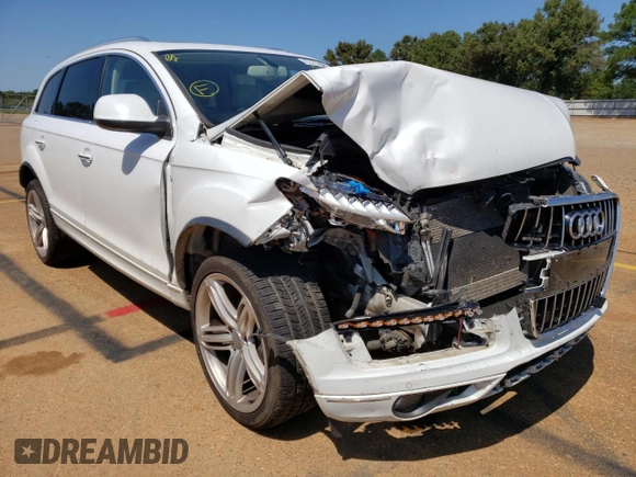 2015 Audi Q7 3.0T Premium Plus with VIN WA1LGAFE6FD031671, listed as a Copart auction lot 58866712 with 109,535 mi miles. Bid and sale history available at carsss.com. Image 1.