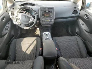 2015 Nissan LEAF SV with VIN 1N4AZ0CP9FC331627, listed as a Copart auction lot 49978385 with 35,196 mi miles and Salvage Title. Bid and sale history available at carsss.com. Image 8.