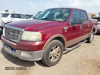 2004 Ford F-150 XLT with VIN 1FTPW12544KC96453, listed as a IAAI auction lot 42644131 with 202,917 mi miles and . Bid and sale history available at DreamBid. Image 2.