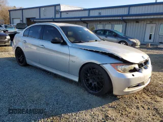 2008 BMW 3 Series 335i with VIN WBAVB73588VH23738, listed as a Copart auction lot 89168345 with 203,469 mi miles and Salvage title. Bid and sale history available at DreamBid. Image 4.