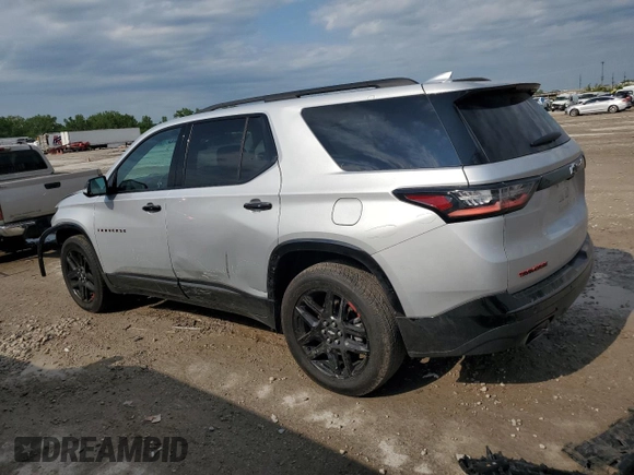 2020 Chevrolet Traverse Premier z VIN 1GNERKKW3LJ291107, wystawiony jako Copart lot #56363315 z przebiegiem 74 464 mil mil oraz Szkoda całkowita • Salvage title. Historia ofert i sprzedaży dostępna na DreamBid. Obrazek 2.